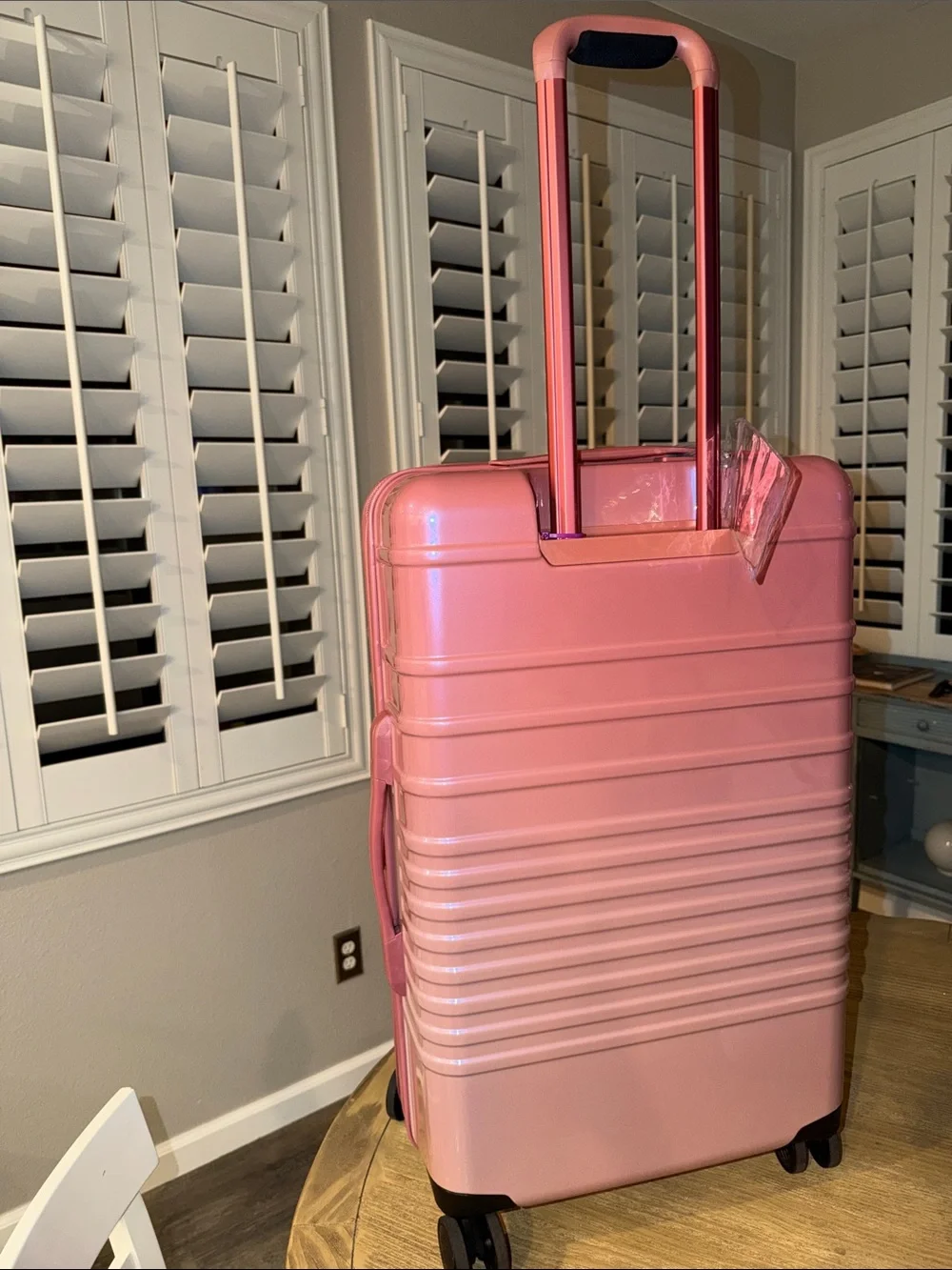 Medium NWT BEIS WICKED Pink Checked Roller 🩷🫧🩷